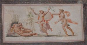 Particolare della decorazione della Sala di Apollo