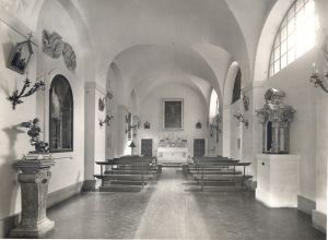 La cappella dei condannati in una foto storica